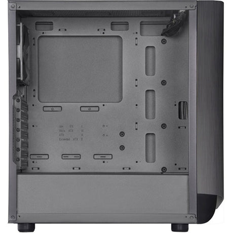 Silverstone Seta A1 Midi Tower Gehäuse (schwarzes Titan | 2x USB-A | 1x USB-C | RGB | gehärtetes Glas)