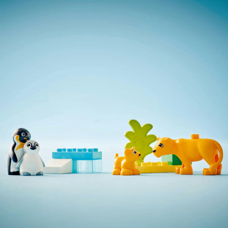 Lego Duplo Town 10442 Wildtierfamilien: Pinguine und Löwen