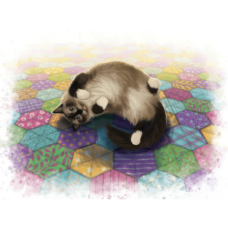 White Goblin Games Calico Brettspiel (niederländisch, 1 - 4 Spieler, 45 Minuten, ab 10 Jahren)