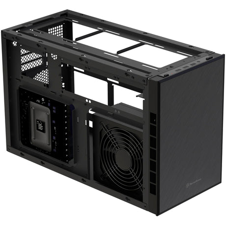 Silverstone Sugo 17 Mini-Tower-Gehäuse (schwarz | 2x USB-A | 1x USB-C)