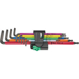 Wera Innensechskantschlüsselsatz Torx 967 9 tx xl mehrfarbig 1 (9-teilig, Torx T8 bis T40)