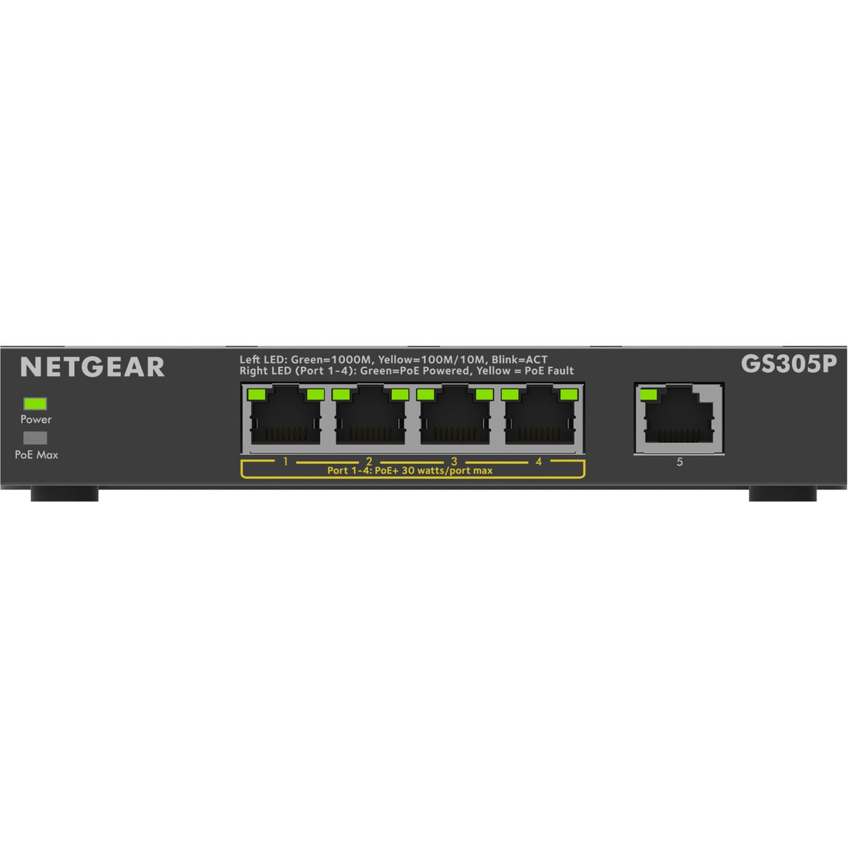 Netgear 5-Port-PoE+-Gigabit-Ethernet-Soho-Unmanaged-Switch