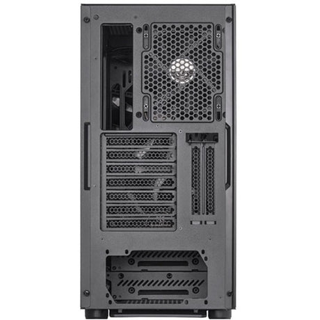 Silverstone Seta A1 Midi Tower Gehäuse (schwarzes Titan | 2x USB-A | 1x USB-C | RGB | gehärtetes Glas)
