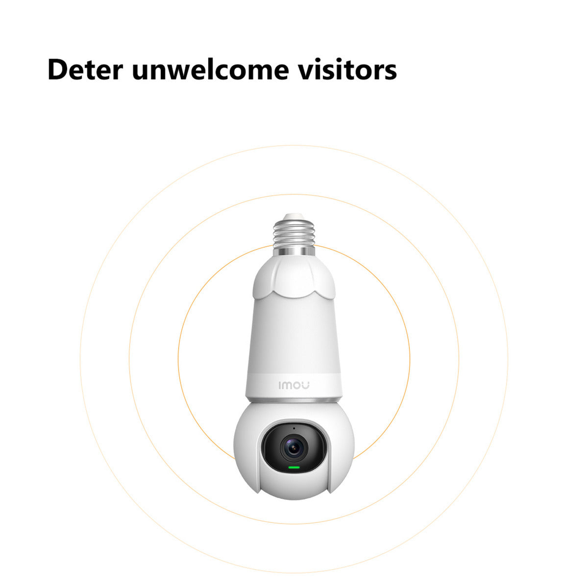 Imou Bulb Cam 2K Überwachungskamera (weiß, E26 E27 Universal-Schraubfassung)
