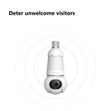Imou Bulb Cam 2K Überwachungskamera (weiß, E26 E27 Universal-Schraubfassung)