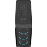 Fractal Design Meshify 3 XL RGB Big Tower Gehäuse (schwarz | 2x USB-A | 1x USB-C | RGB | gehärtetes Glas)