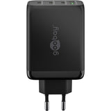 Goobay USB-C PD Multiport Schnellladegerät (100 W) (Schwarz)