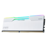 Klevv 32 gb ddr5-6000 (2x 16 gb) kit werkgeheugen (wit, kd5agu880-60a300j, cras v rgb, xmp 3.0, expo)