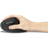 Kensington Pro Fit Ergo My630 EQ wiederaufladbare Maus (schwarz, 1000–2400 dpi, Bluetooth, 2,4 GHz)