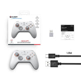 Gamesir nova 2 lite multiplatform wireless game controller (wit, switch, pc, android en ios, bluetooth 2.4 ghz usb)