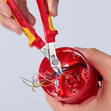 Knipex Elektronik Super Knips® VDE 78 06 125 Elektronikzange (rot gelb)