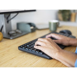 Trust Trezo Comfort kabelloses Tastatur- und Mausset, Desktop-Set (schwarz, US-Layout (QWERTY), 100 %)