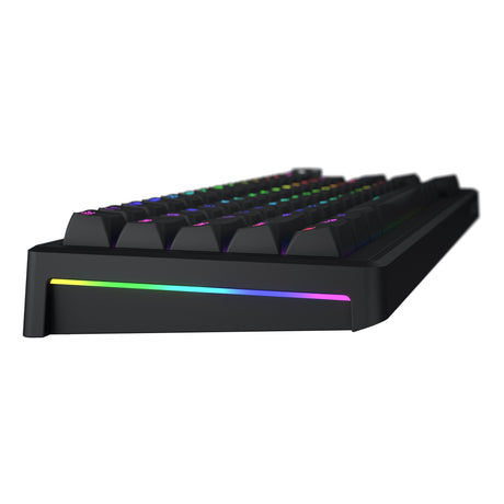 Hator skyfall wired rgb mechanisch gaming toetsenbord (zwart, us lay-out (qwerty), hator aurum sterling, 65%, rgb, double shot abs, hot-swap)