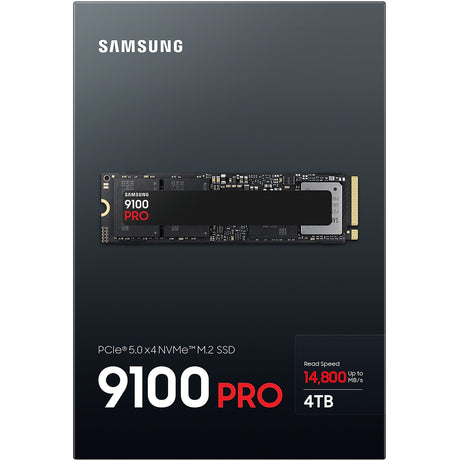 Samsung mz-vap4t0bw 9100 pro pcie® 5.0 nvme™ m.2 SSD – 4 TB, 4 TB, M.2, 14800 MB s