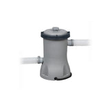 BESTWAY Schwimmbad Stromstahl Set Rechteck Rattan 404