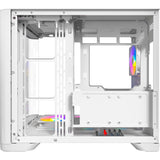 Antec C5 Curve Argb Midi-Tower-Gehäuse (weiß | 2x USB-A | 1x USB-C | gehärtetes Glas)