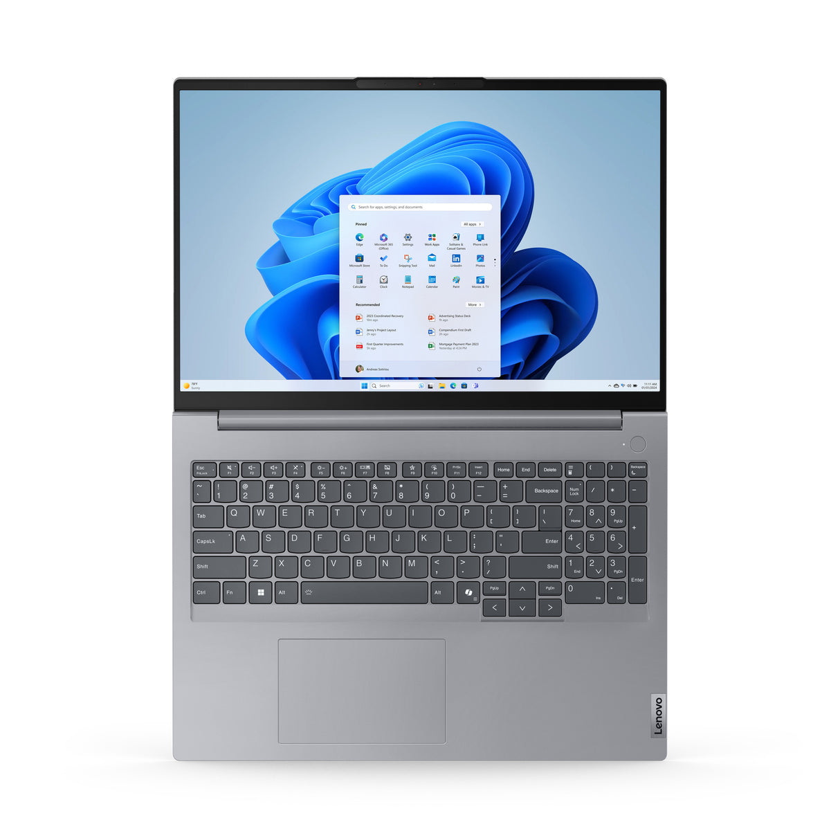 Lenovo Thinkbook 16 Gen 7 (21mw0081mh) 16 Laptop (grau | Ryzen 5 7535hs | Radeon 660m | 16 GB | 512 GB SSD)