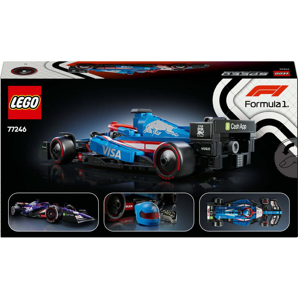 Lego Speed Champions 77246 Visa Cash App RB VCARB 01 F1-Rennwagen