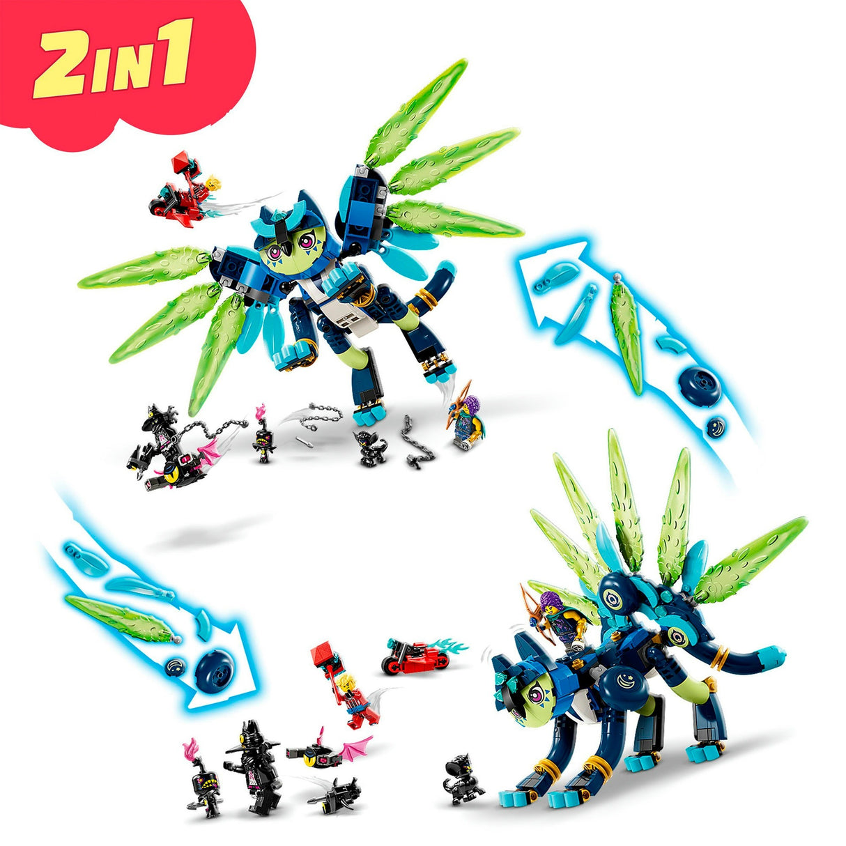 Lego Lego Dreamzzz 71476 Zoey und Zian de Kattenuil