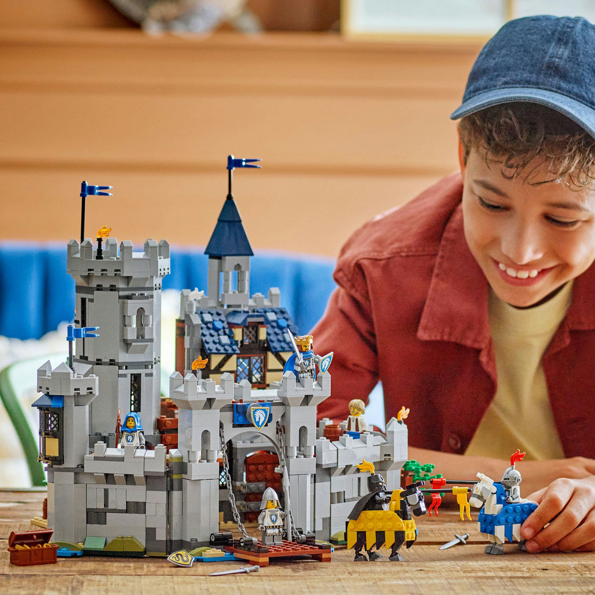 Lego® creator 3in1 medieval castle with knights on horseback - 31168