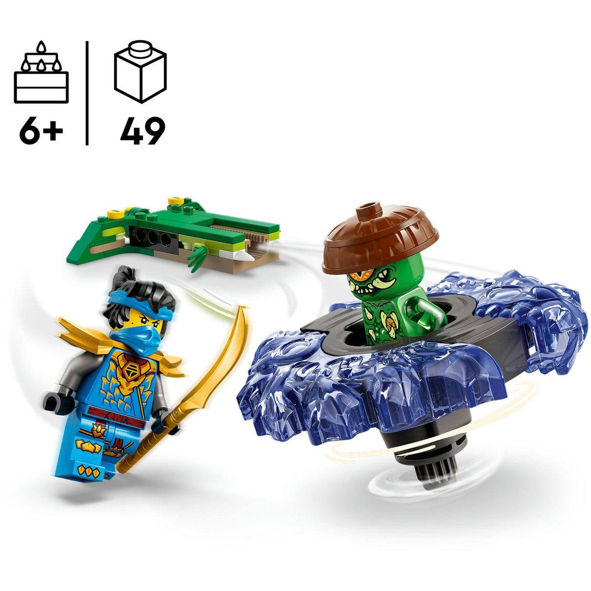Lego Ninjago 71849 Nya vs. Elementar-Monster-Spinner