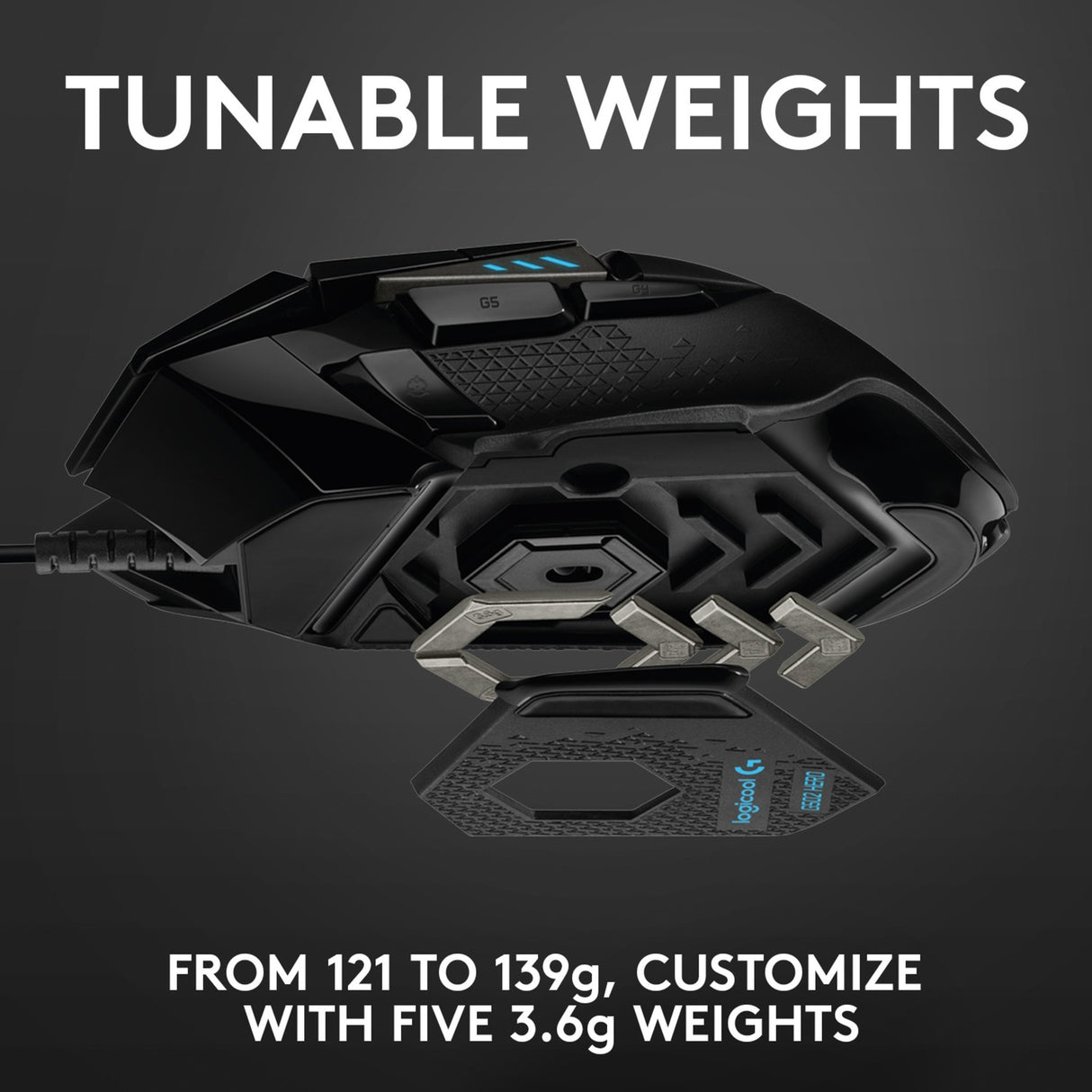 Logitech G502 Hero High Performance Gaming Maus