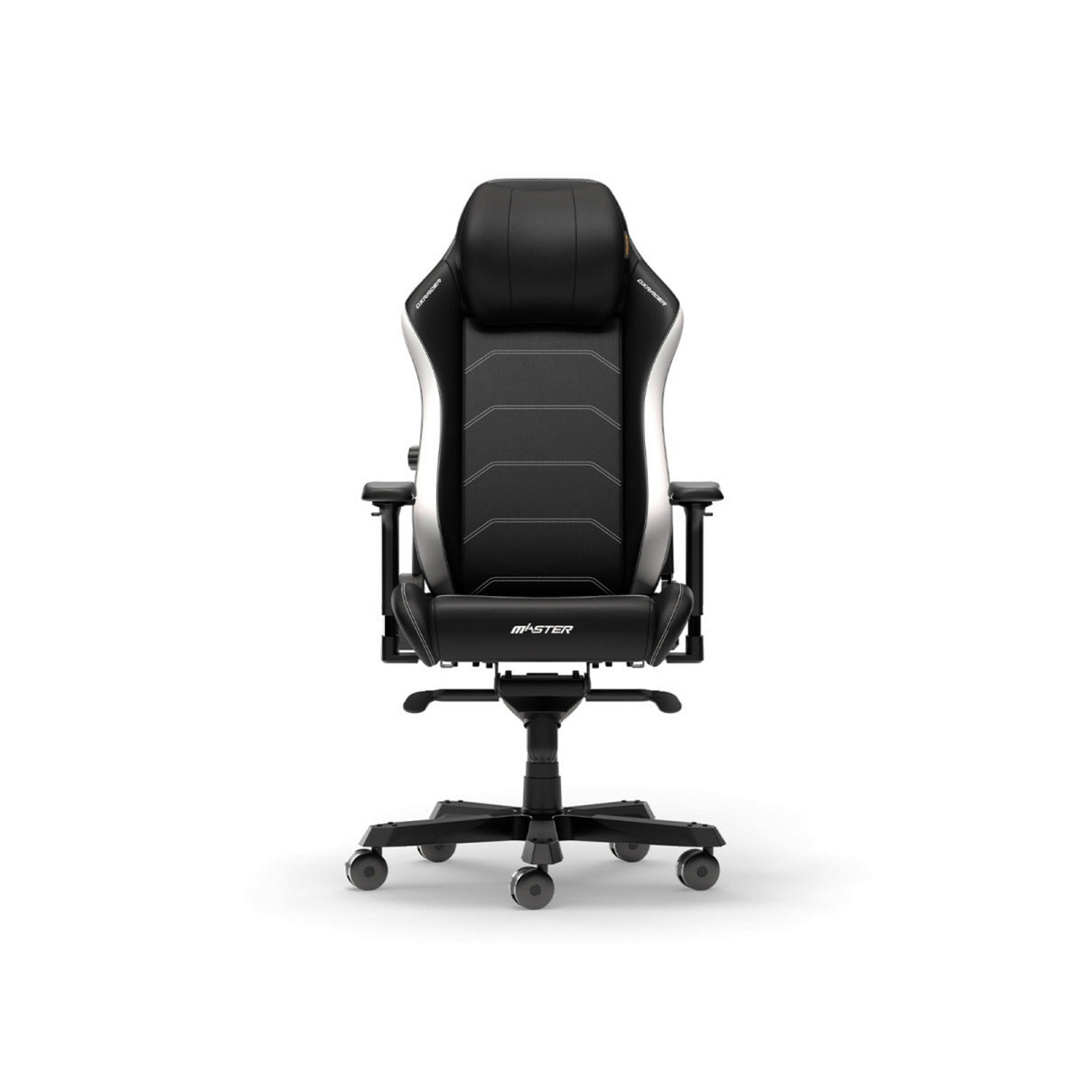 Dxracer master xl black white epu leathe gamestoel (zwart wit)