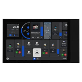 Shelly Wall Display XL Bedienfeld (schwarz, Touchscreen, Wi-Fi 6, Bluetooth 5.4)