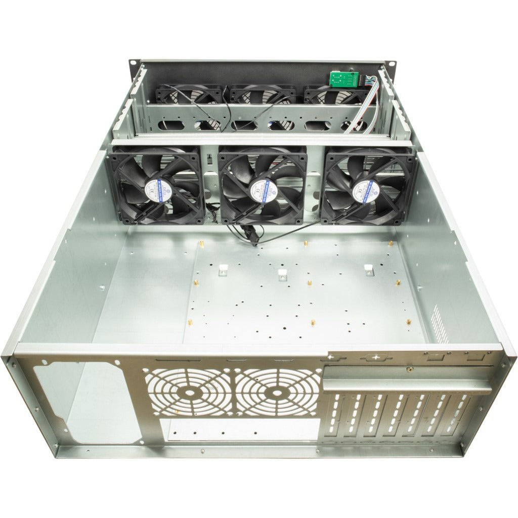 Inter-tech 4f28 Mining Rack, Servergehäuse (schwarz | 2x USB-A)