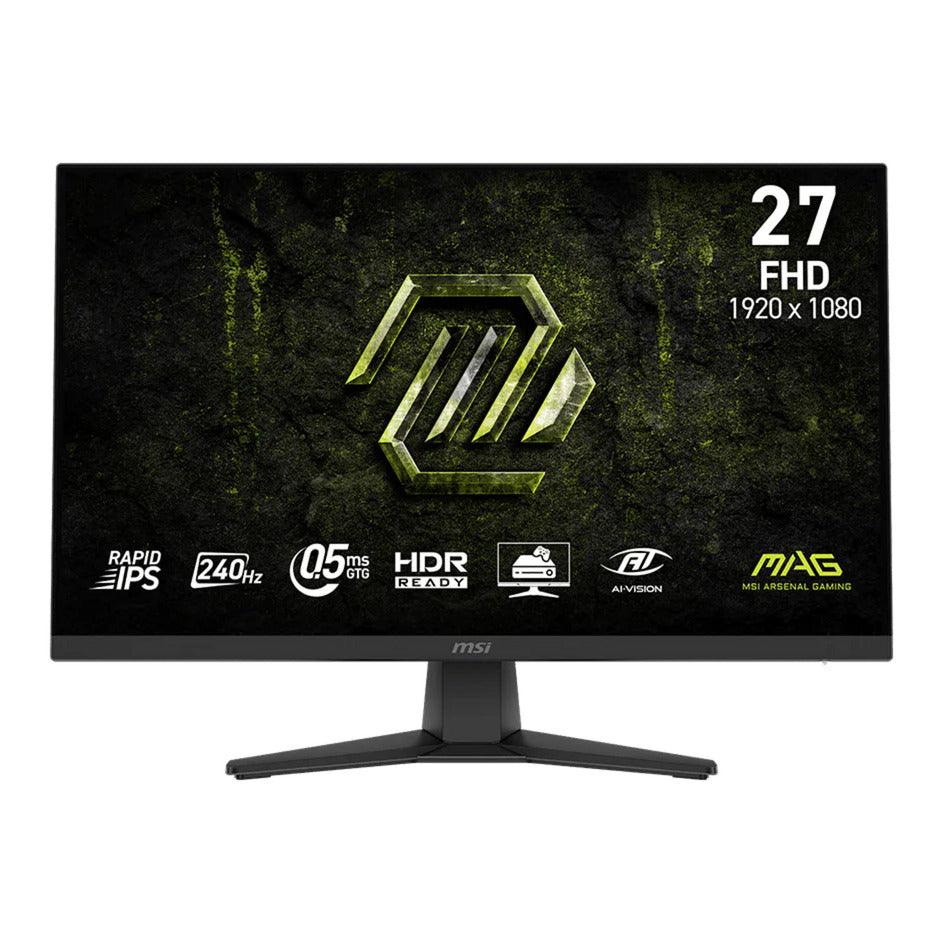 MSI Mag 272F x24 27 Gaming-Monitor (schwarz, 2x HDMI, 1x DisplayPort, AMD FreeSync, 240 Hz)