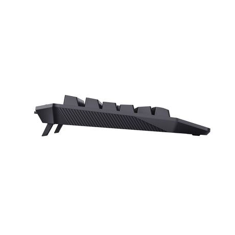 Trust GXT 836 EVOCX RGB-Gaming-Tastatur (schwarz, US-Layout (QWERTY), Membran, 100 %, RGB)