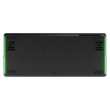 Ducky ok-m-75 rgb mechanisch toetsenbord (zwart, us lay-out (qwerty), ktt linear, 75%, rgb, hot-swap, pbt, 2.4 ghz | bluetooth | usb-c)