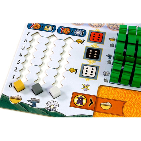 999Games 999 Games Das weiße Schloss von Himeji Brettspiel (niederländisch, 1 – 4 Spieler, 80 Minuten, ab 12 Jahren)
