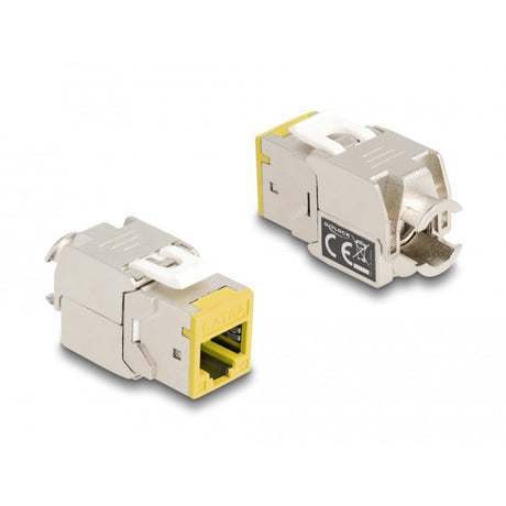 Delock Keystone Modul RJ45 Buchse auf LSA Cat 6a werkzeuglos, 8 Stück (mehrfarbig)
