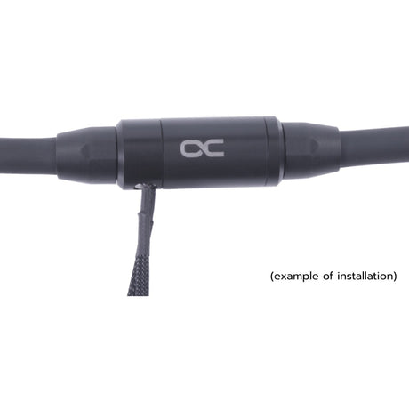Alphacool es Durchfluss- und Temperatursensor High Flow (schwarz)