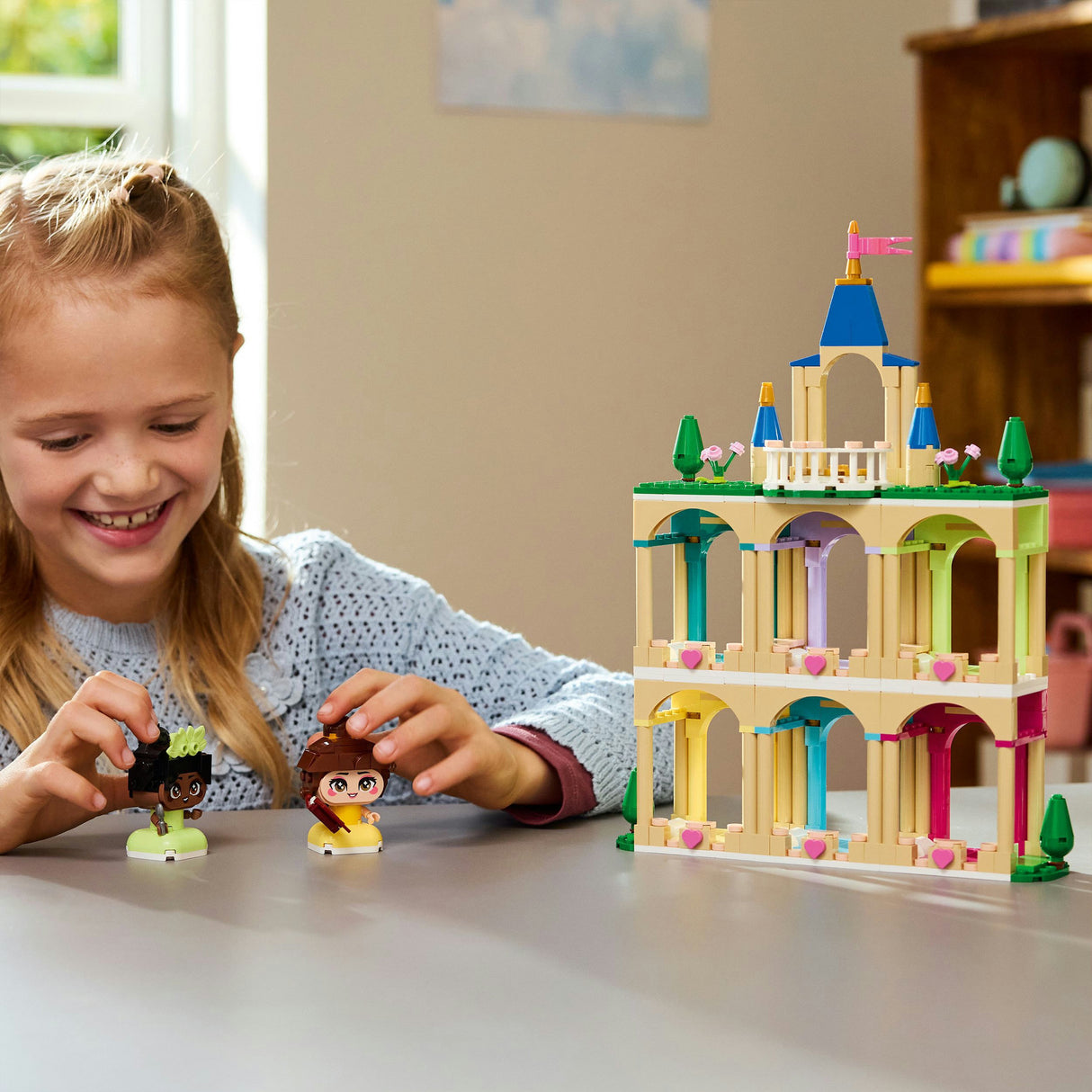 Lego Disney Princess 43291 Mini Belle und Tiana mit Schloss