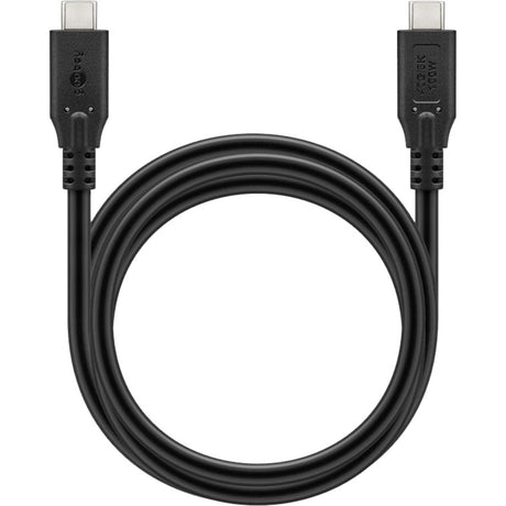 Goobay USB-C 4.0 > USB-C Kabel (schwarz, 0,5 Meter)