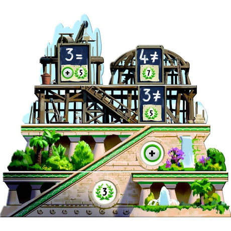 Asmodee 7 Wunder: Architekten-Brettspiel (Niederländisch, 2 - 7 Spieler, 25 Minuten, ab 8 Jahren)