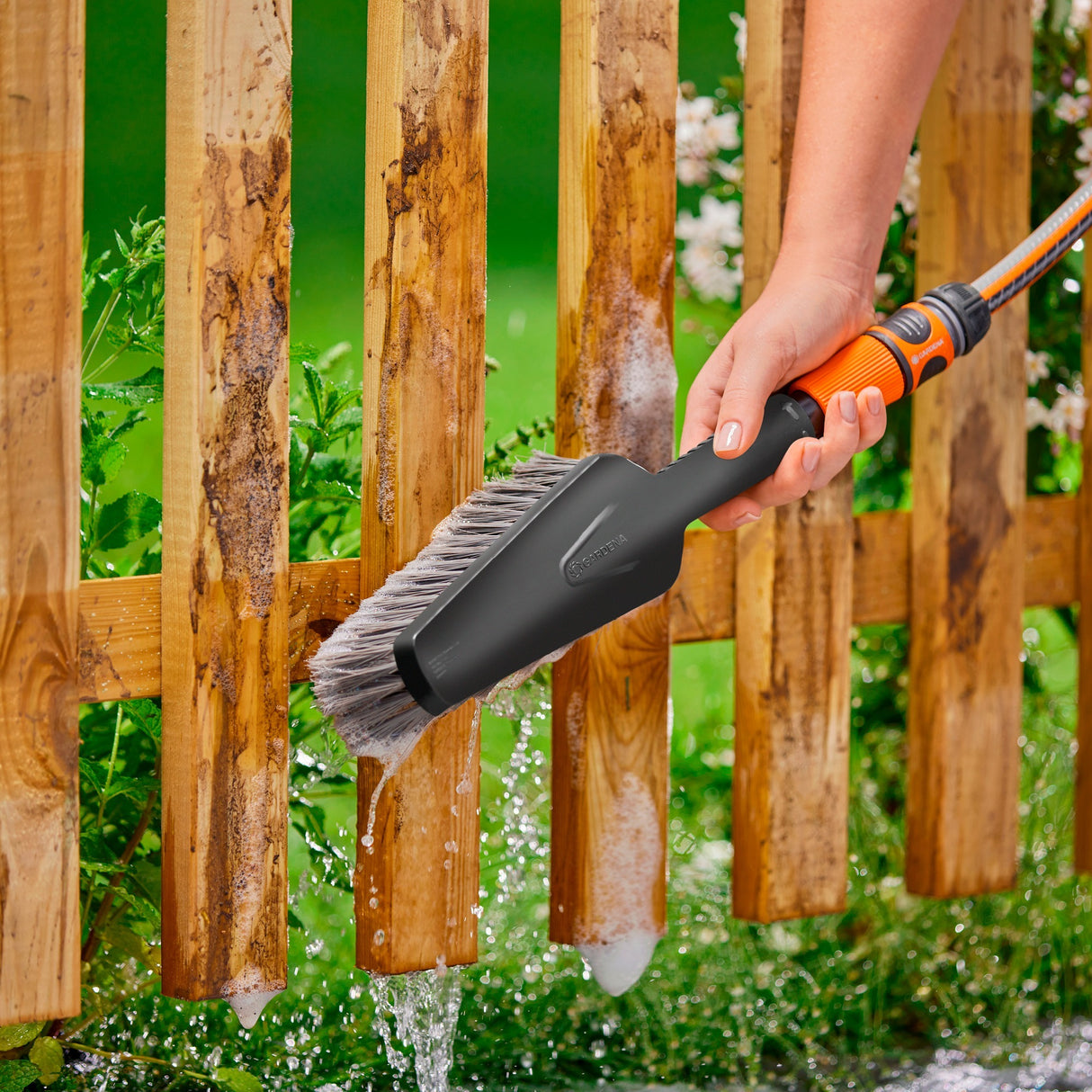 Gardena Clean System Cleaning Set mit Handbürste m weich,