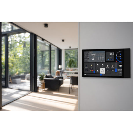Shelly Wall Display XL Bedienfeld (schwarz, Touchscreen, Wi-Fi 6, Bluetooth 5.4)