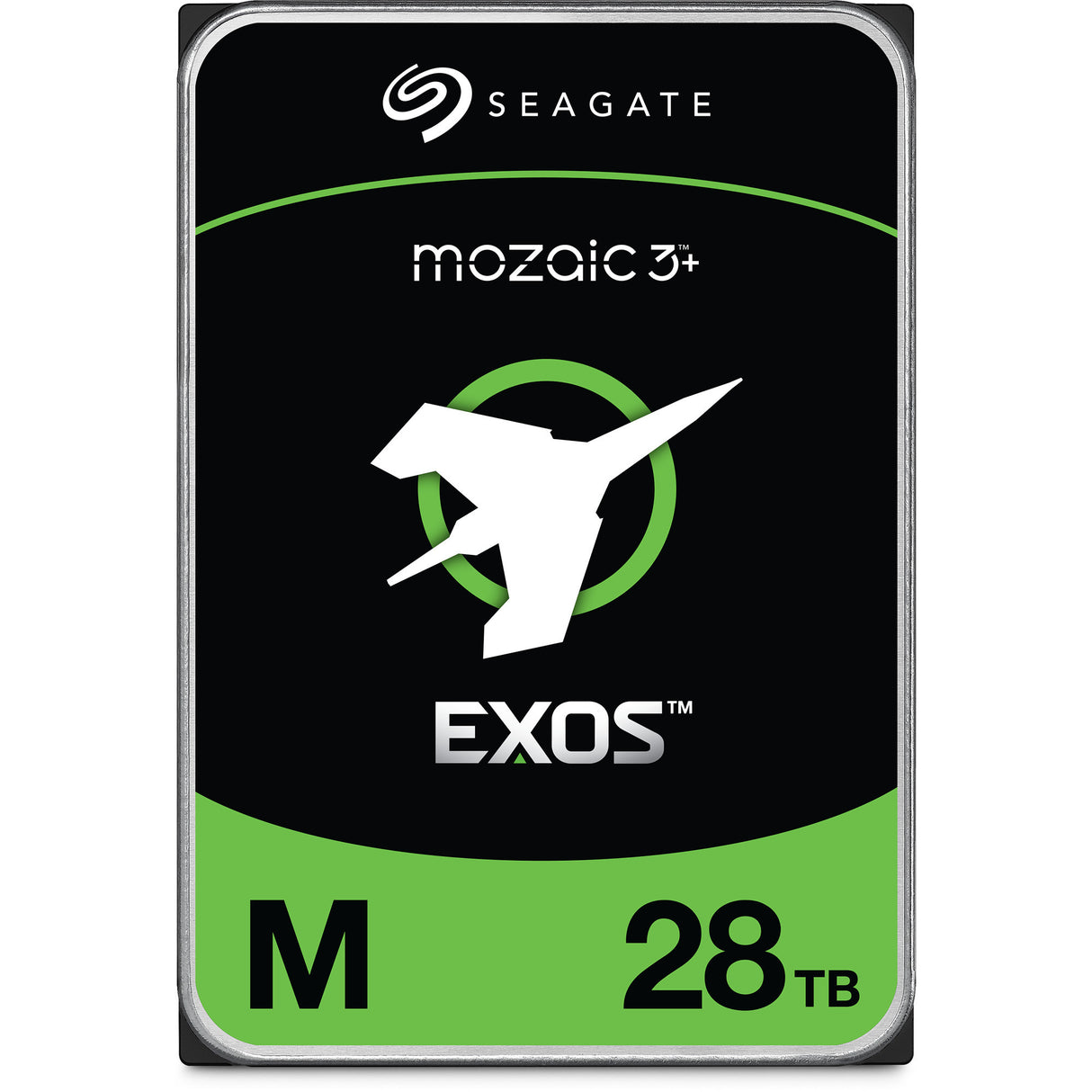 Seagate exos m 28 tb harde schijf (st28000nm003k, sata 600, 24 7)