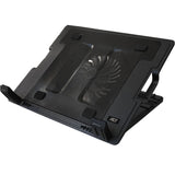 Act Laptopständer AC8110, schwarzes Aluminium, Kunststoff