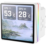 Thermaltake th360 v3 ultra argb sync aio liquid cooler - snow edition waterkoeling (wit)