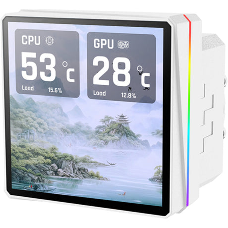 Thermaltake th360 v3 ultra argb sync aio liquid cooler - snow edition waterkoeling (wit)