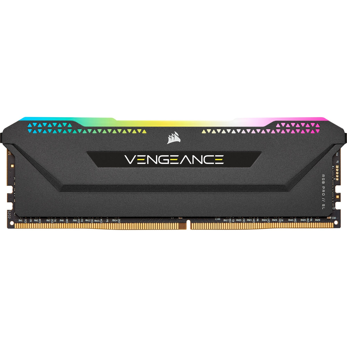 Corsair Vengeance RGB Pro SL 16 GB DDR4-3200 (2x 8 GB) RAM (schwarz, cmh16gx4m2e3200c16, xmp 2.0)
