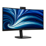 Philips 34b2u3600ch 34 curved ultrawide monitor (zwart, 2x hdmi, displayport, 3x usb-a, usb-b, usb-c, rj-45)