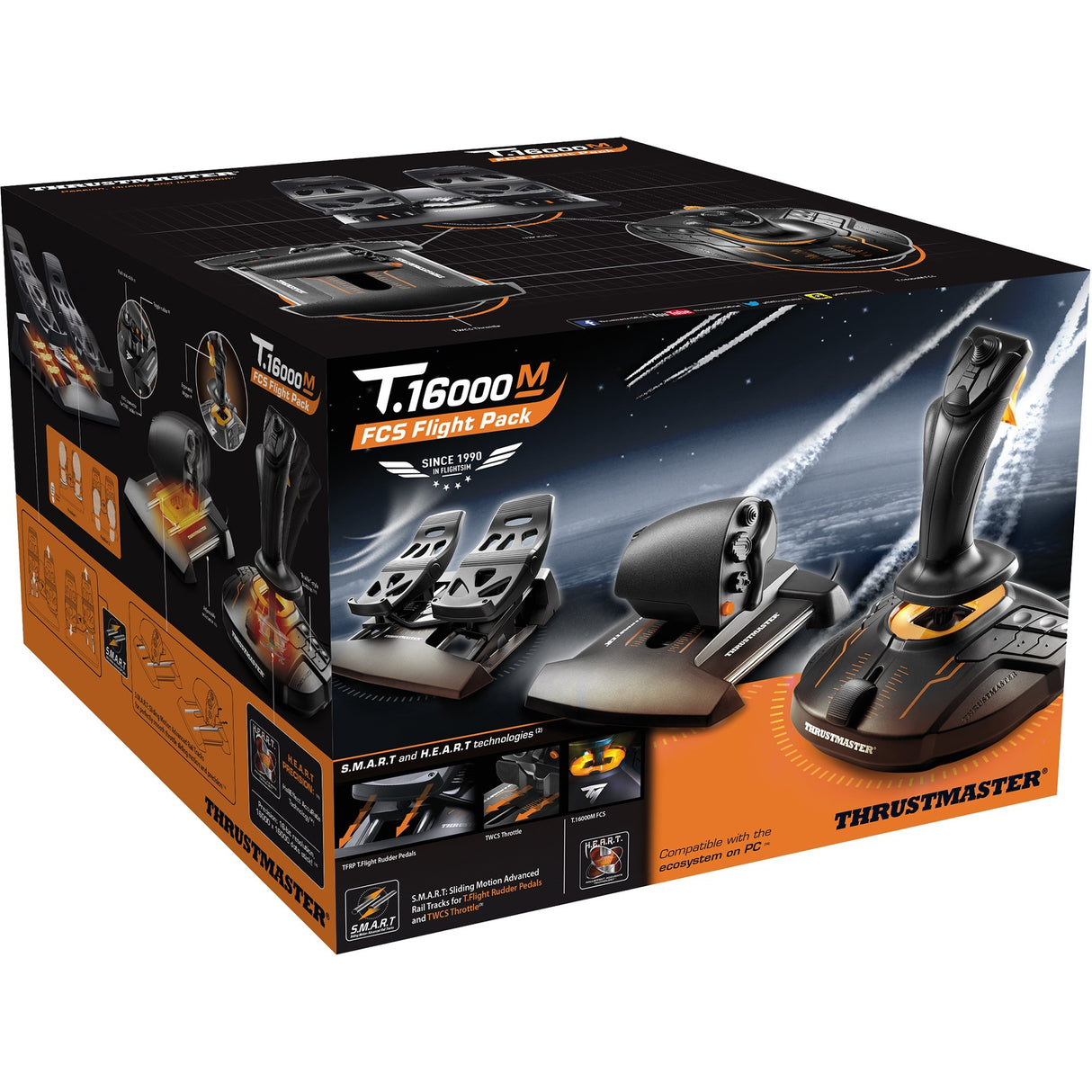 Thrustmaster T.16000m FCS Flugpaket