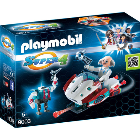 Playmobil Super 4 - Skyjet mit Dr. x Roboter-Constructiespeelgoed (9003)