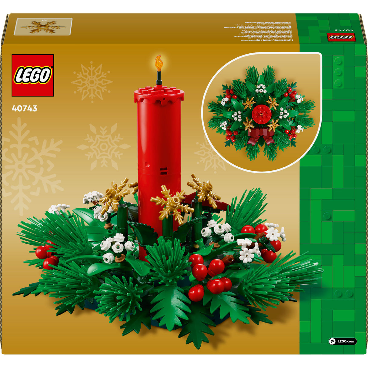 Lego 40743 Jahreszeiten Weihnachtstischdekoration