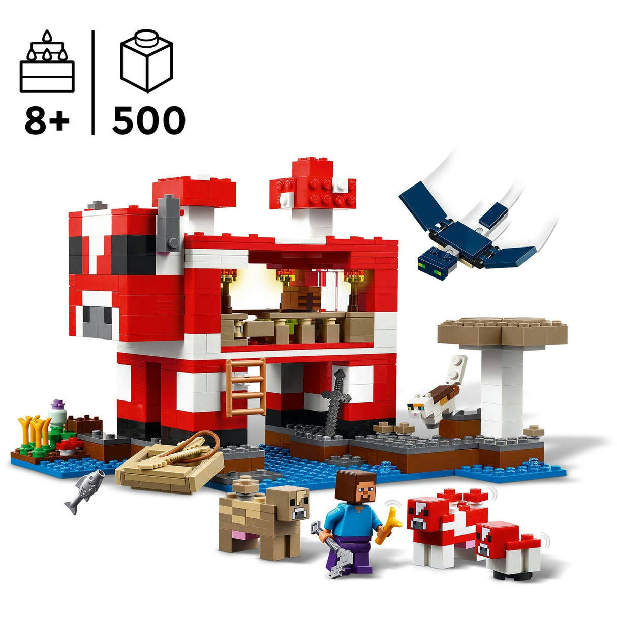 Lego Minecraft 21270 Das Mooshroom-Haus